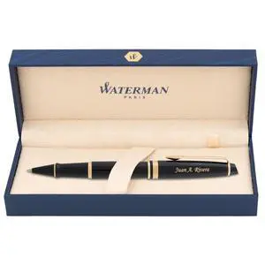Expert Personalized Rollerball Pen in Black Lacquer, 23K Gold Trim | Engraved Pen for Retirement, Board Recognition, Executive, Graduation Expert Personalized Rollerball Pen in Black Lacquer, 23K Gold Trim | Engraved Pen for Retirement, Board Recognition, Executive, Graduation