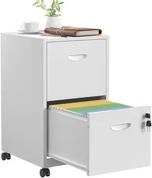2 Drawer File Cabinet,Metal Mobile File Cabinet with Lock White | Filing Cabinet with Wheel,Vertical File Cabinet for Home Office,Under Desk Rolling File Cabinets for Hanging Letter/A4 2 Drawer File Cabinet,Metal Mobile File Cabinet with Lock White | Filing Cabinet with Wheel,Vertical File Cabinet for Home Office,Under Desk Rolling File Cabinets for Hanging Letter/A4