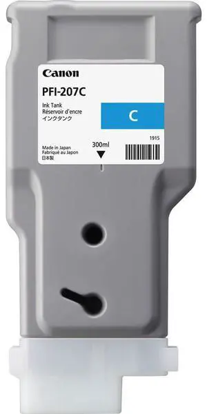 PFI-207C ImagePrograf iPF680 iPF685 iPF780 iPF785 Ink Tank (Cyan) in Retail Packaging PFI-207C ImagePrograf iPF680 iPF685 iPF780 iPF785 Ink Tank (Cyan) in Retail Packaging