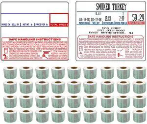 Labels LST-8030 Thermal 36 Rolls - 21,600 Labels 58 x 50mm Printer Printing Scale Compatible with CAS LP-1000 CL-5000 CL-5500 CL-7200, Easy Weigh LS-100, VisionTech DLP-300 (8030, 36 Rolls) Labels LST-8030 Thermal 36 Rolls - 21,600 Labels 58 x 50mm Printer Printing Scale Compatible with CAS LP-1000 CL-5000 CL-5500 CL-7200, Easy Weigh LS-100, VisionTech DLP-300 (8030, 36 Rolls)