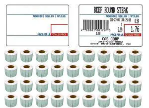 Labels LST-8010 Thermal 36 Rolls - 25,200 Labels 58 x 40mm Printer Printing Scale Compatible with CAS LP-1000 CL-5000 CL-5500 CL-7200, Easy Weigh LS-100, VisionTech DLP-300 (8010, 36 Rolls) Labels LST-8010 Thermal 36 Rolls - 25,200 Labels 58 x 40mm Printer Printing Scale Compatible with CAS LP-1000 CL-5000 CL-5500 CL-7200, Easy Weigh LS-100, VisionTech DLP-300 (8010, 36 Rolls)