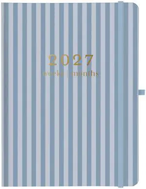 Stripes 18 Month Planner | July 2026 Dec. 2027 | Hardbound Planner with Monthly Tabs | Holidays & Reminder Stickers 6 x 8 Stripes 18 Month Planner | July 2026 Dec. 2027 | Hardbound Planner with Monthly Tabs | Holidays & Reminder Stickers 6 x 8