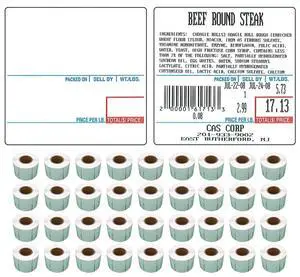 Labels LST-8020 Thermal 36 Rolls - 18,000 Labels 58 x 60mm Printer Printing Scale Compatible with CAS LP-1000 CL-5000 CL-5500 CL-7200, Easy Weigh LS-100, VisionTech DLP-300 (8020, 36 Rolls) Labels LST-8020 Thermal 36 Rolls - 18,000 Labels 58 x 60mm Printer Printing Scale Compatible with CAS LP-1000 CL-5000 CL-5500 CL-7200, Easy Weigh LS-100, VisionTech DLP-300 (8020, 36 Rolls)