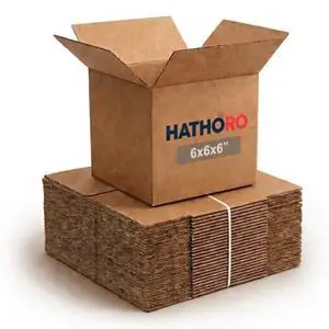 Shipping Boxes 6"L x 6"W x 6"H (25-Pack) | Cube Corrugated Cardboard Box for Moving, Mailing, Packing, Packaging and Storage Shipping Boxes 6"L x 6"W x 6"H (25-Pack) | Cube Corrugated Cardboard Box for Moving, Mailing, Packing, Packaging and Storage