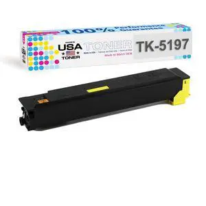 Compatible Replacement for Kyocera TK-5197Y, TK-5199Y TASKalfa 306ci, 307ci, 308ci, Copystar CS306ci, CS307ci, CS 308ci (Yellow) Compatible Replacement for Kyocera TK-5197Y, TK-5199Y TASKalfa 306ci, 307ci, 308ci, Copystar CS306ci, CS307ci, CS 308ci (Yellow)