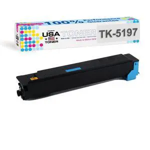 Compatible Replacement for Kyocera TK-5197C, TK-5199C TASKalfa 306ci, 307ci, 308ci, Copystar CS306ci, CS307ci, CS 308ci (Cyan) Compatible Replacement for Kyocera TK-5197C, TK-5199C TASKalfa 306ci, 307ci, 308ci, Copystar CS306ci, CS307ci, CS 308ci (Cyan)