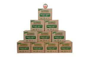 11-Piece Small Heavy-Duty Double Wall Moving & Shipping Boxes - Pack of 10 Boxes with Handles - 16-3/8 x 12-5/8 x 12-5/8 (L x W x H) - 1 Bonus Roll of Packing Tape 11-Piece Small Heavy-Duty Double Wall Moving & Shipping Boxes - Pack of 10 Boxes with Handles - 16-3/8 x 12-5/8 x 12-5/8 (L x W x H) - 1 Bonus Roll of Packing Tape