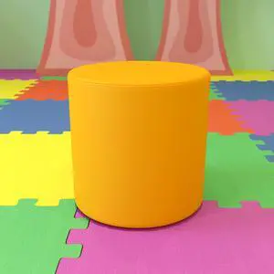 Yellow 18" H Soft Seating Flexible Circle | For Classrooms and Common Spaces, Flexible Seating, Easy to Move Yellow 18" H Soft Seating Flexible Circle | For Classrooms and Common Spaces, Flexible Seating, Easy to Move