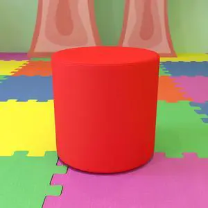Red 18" H Soft Seating Flexible Circle | For Classrooms and Common Spaces, Flexible Seating, Easy to Move Red 18" H Soft Seating Flexible Circle | For Classrooms and Common Spaces, Flexible Seating, Easy to Move