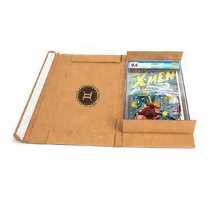 Gemini Graded Comic Book Mailers - Heavy Duty (8.125x13x.5 Inches, 25-Pack) | Single Slab Shipper Gemini Mailers, Self-Seal, Corner & Edge Protection, Ships one CGC (or similar) Graded Comic Book Slab Gemini Graded Comic Book Mailers - Heavy Duty (8.125x13x.5 Inches, 25-Pack) | Single Slab Shipper Gemini Mailers, Self-Seal, Corner & Edge Protection, Ships one CGC (or similar) Graded Comic Book Slab