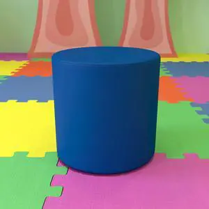 Blue 18" H Soft Seating Flexible Circle | For Classrooms and Common Spaces, Flexible Seating, Easy to Move Blue 18" H Soft Seating Flexible Circle | For Classrooms and Common Spaces, Flexible Seating, Easy to Move