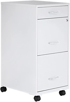 Mobile 3 Drawer Locking Filing Cabinet | Pre-Assembled Steel Construction | Space-Saving Design is Perfect for Home and Small Office | Letter-Size | Assembled in North America Mobile 3 Drawer Locking Filing Cabinet | Pre-Assembled Steel Construction | Space-Saving Design is Perfect for Home and Small Office | Letter-Size | Assembled in North America