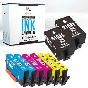 910XL Replacement Combo Pack Ink Cartridge for HP OfficeJet 8012e, 8014e, 8015, 8015e, 8017e, 8018, 8022, 8022e, Pro 8010, Pro 8012, Pro 8014 Printers (2 Black, 2 Cyan, 2 Magenta, 2 Yellow) 910XL Replacement Combo Pack Ink Cartridge for HP OfficeJet 8012e, 8014e, 8015, 8015e, 8017e, 8018, 8022, 8022e, Pro 8010, Pro 8012, Pro 8014 Printers (2 Black, 2 Cyan, 2 Magenta, 2 Yellow)