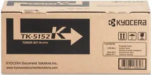 1T02NS0US0 Model TK-5152K Black Toner Kit For Use with ECOSYS M3040idn, ECOSYS M3540idn and FS-2100DN Color Network Printers; Up to 12000 Pages Yield 5% Coverage 1T02NS0US0 Model TK-5152K Black Toner Kit For Use with ECOSYS M3040idn, ECOSYS M3540idn and FS-2100DN Color Network Printers; Up to 12000 Pages Yield 5% Coverage