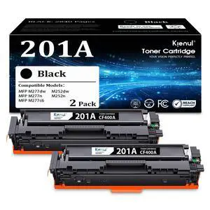 201A Black Toner Cartridges 2 Pack - Replacement for HP 201A Toner | High-Yield, Compatible with Color Pro MFP M277dw M277n M277c6, Pro M252dw M252n Printer(CF400A) 201A Black Toner Cartridges 2 Pack - Replacement for HP 201A Toner | High-Yield, Compatible with Color Pro MFP M277dw M277n M277c6, Pro M252dw M252n Printer(CF400A)