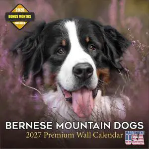 Bernese Mountain Dog Calendar 2026-2027, 16-Month 12x12 Wall Calendar | 2026-2027 Calendar, Dog Lover Gift, Made in USA, Thick 100# No-Bleed Paper, Large Writing Blocks, 12x12, US Holidays Bernese Mountain Dog Calendar 2026-2027, 16-Month 12x12 Wall Calendar | 2026-2027 Calendar, Dog Lover Gift, Made in USA, Thick 100# No-Bleed Paper, Large Writing Blocks, 12x12, US Holidays