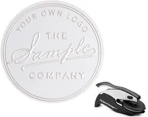 Custom Logo Embosser Seal Stamp Your Own Design Personalized Rectangle or Round 2X 1 or 1 x 5/8" or 2 inch (1.65" Round) Custom Logo Embosser Seal Stamp Your Own Design Personalized Rectangle or Round 2X 1 or 1 x 5/8" or 2 inch (1.65" Round)