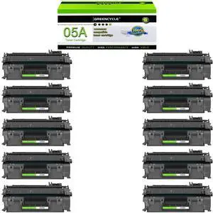 05A CE505A Toner Cartridge Black for HP LaserJet P2035 P2055dn 10 Pack | Compatible for HP 05A LaserJet P2035 P2035N P2055DN 2055DN 2035N P2030 P2050 P2055X P2055D 2055X 2055D Printer Ink 05A CE505A Toner Cartridge Black for HP LaserJet P2035 P2055dn 10 Pack | Compatible for HP 05A LaserJet P2035 P2035N P2055DN 2055DN 2035N P2030 P2050 P2055X P2055D 2055X 2055D Printer Ink