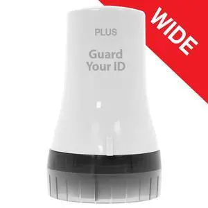 Guard Your ID Wide Identity Theft Protection Roller Stamp for Mail, White Guard Your ID Wide Identity Theft Protection Roller Stamp for Mail, White