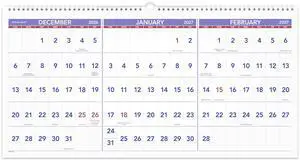 2027 Wall Calendar, 15-Month Dec-Feb, 24" x 12", Horizontal 3-Month Reference (PM142827) 2027 Wall Calendar, 15-Month Dec-Feb, 24" x 12", Horizontal 3-Month Reference (PM142827)