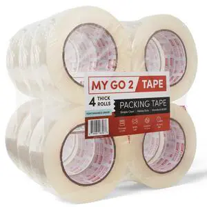 12 Pack, Performance Grade TRUE 2.70 MIL Packing Tape for Shipping, Mailing, Sealing and Moving, Strong Adhesion Clear Packing Tape Roll, Shipping Tape, 110 Yard Roll, fits 2" and 1.88" tape dispenser 12 Pack, Performance Grade TRUE 2.70 MIL Packing Tape for Shipping, Mailing, Sealing and Moving, Strong Adhesion Clear Packing Tape Roll, Shipping Tape, 110 Yard Roll, fits 2" and 1.88" tape dispenser