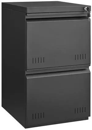 2 Drawer File Cabinets for Home Office, Vertical File Cabinet with Lock, Office Cabinet for A4/Letter/Legal Size, Under Desk Filing Cabinet, Assembly Required(Black) 2 Drawer File Cabinets for Home Office, Vertical File Cabinet with Lock, Office Cabinet for A4/Letter/Legal Size, Under Desk Filing Cabinet, Assembly Required(Black)
