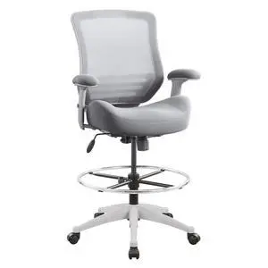 400lbs Mid Back Mesh Ergonomic Drafting Chair Office for Adjustable Desk Wide Chair Built-in Lumbar Support Big Adjustable Foot Ring Height Adjustable Armrest (Grey) 400lbs Mid Back Mesh Ergonomic Drafting Chair Office for Adjustable Desk Wide Chair Built-in Lumbar Support Big Adjustable Foot Ring Height Adjustable Armrest (Grey)