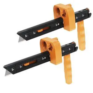 All-in-1 Box Resizer Tool, Cardboard Cutter & Scoring Wheel 2Pcs | Carton sizer & box maker for packing stations; cuts shipping costs, adjustable depth guide, retractable blade, Made in USA All-in-1 Box Resizer Tool, Cardboard Cutter & Scoring Wheel 2Pcs | Carton sizer & box maker for packing stations; cuts shipping costs, adjustable depth guide, retractable blade, Made in USA
