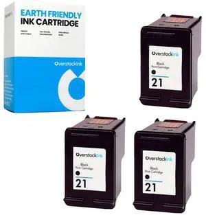 21 Black Replacement Ink Cartridge for HP Printers (3 Black) 21 Black Replacement Ink Cartridge for HP Printers (3 Black)