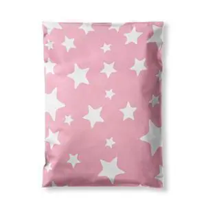 10 x 13 Glossy Light Pink and White Stars Decorative Plastic Poly Mailer Bags Waterproof Shipping Mailing Envelope 2 Mil Permanent Adhesive Seal (300 Pack, L. Pink) 10 x 13 Glossy Light Pink and White Stars Decorative Plastic Poly Mailer Bags Waterproof Shipping Mailing Envelope 2 Mil Permanent Adhesive Seal (300 Pack, L. Pink)