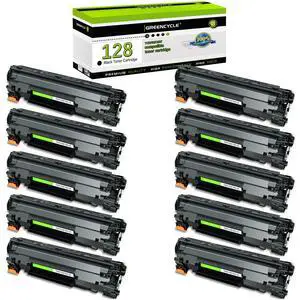 Compatible Toner for Canon CRG128 128 Black 10-Pack | Works with D530 D550 MF4770N MF4890DW MF4880DW LBP6230DW MF4450 MF4570DN MF4410 MF4550 printers | ~2,100p Compatible Toner for Canon CRG128 128 Black 10-Pack | Works with D530 D550 MF4770N MF4890DW MF4880DW LBP6230DW MF4450 MF4570DN MF4410 MF4550 printers | ~2,100p