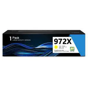 972X Ink Cartridge Yellow 1Pack with Chip Compatible Replacement for HP972X | Yellow Ink Cartridge 972A use with PageWide Pro 452dn 452dw 452dwt 477dn 477dw 477dwt 552dw 577dw 577z Printer | L0S04AN 972X Ink Cartridge Yellow 1Pack with Chip Compatible Replacement for HP972X | Yellow Ink Cartridge 972A use with PageWide Pro 452dn 452dw 452dwt 477dn 477dw 477dwt 552dw 577dw 577z Printer | L0S04AN