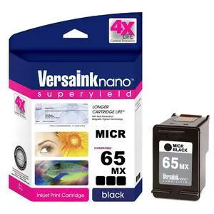 Nano 65 MX Black MICR Ink Cartridge for Check Printing Nano 65 MX Black MICR Ink Cartridge for Check Printing
