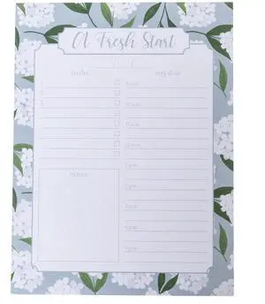 Daily To-Do List Notepad, 150 Tear-Away Sheets, Floral Task Planner, Daily Organizer with Hourly Schedule, Notes Writing Pad, 6 x 8 Daily To-Do List Notepad, 150 Tear-Away Sheets, Floral Task Planner, Daily Organizer with Hourly Schedule, Notes Writing Pad, 6 x 8