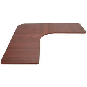 Universal 71 x 71 inch Curved Corner Table Top for L-Shape Sit to Stand Height Adjustable Home and Office 3-Leg Desk Frames, Dark Walnut Desktop, DESK-TOP2CD Universal 71 x 71 inch Curved Corner Table Top for L-Shape Sit to Stand Height Adjustable Home and Office 3-Leg Desk Frames, Dark Walnut Desktop, DESK-TOP2CD