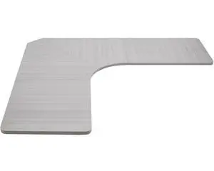 Universal 71 x 71 inch Curved Corner Table Top for L-Shape Sit to Stand Height Adjustable Home and Office 3-Leg Desk Frames, Dark Gray Desktop, DESK-TOP2CG Universal 71 x 71 inch Curved Corner Table Top for L-Shape Sit to Stand Height Adjustable Home and Office 3-Leg Desk Frames, Dark Gray Desktop, DESK-TOP2CG
