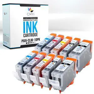PGI-5 CLI-8 Replacement Combo Pack Ink Cartridges for Canon PIXMA MP800R, MP810, MP830, MP950, MP960, MP970, MX850, iP4200, iP4300 Printers (2 PG Black, 2 Black, 2 Cyan, 2 Magenta, 2 Yellow) PGI-5 CLI-8 Replacement Combo Pack Ink Cartridges for Canon PIXMA MP800R, MP810, MP830, MP950, MP960, MP970, MX850, iP4200, iP4300 Printers (2 PG Black, 2 Black, 2 Cyan, 2 Magenta, 2 Yellow)