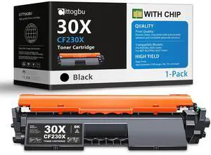 30X Black High-Yield Toner Cartridges 1-Pack Replacement for HP 30X Toner & 30X Ink, Compatible with Pro M203d, Pro M203dn, Pro M203dw, MFP M227fdw, MFP M227sdn, MFP M227fdn Printer (CF230X) 30X Black High-Yield Toner Cartridges 1-Pack Replacement for HP 30X Toner & 30X Ink, Compatible with Pro M203d, Pro M203dn, Pro M203dw, MFP M227fdw, MFP M227sdn, MFP M227fdn Printer (CF230X)
