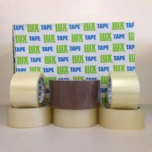 3'' x 110 yds 24 Rolls Per Case Tan LUX Packing Tape 3'' x 110 yds 24 Rolls Per Case Tan LUX Packing Tape