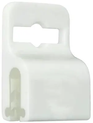 Bulk 100 Pack - White Gripper Card Holder Clamp - Holds Standard Credit Card Size (Max 30 Mil Thick) - Badge Holder for Work I'd, Smart Card, CAC, Chip or Swipe Access Card Bulk 100 Pack - White Gripper Card Holder Clamp - Holds Standard Credit Card Size (Max 30 Mil Thick) - Badge Holder for Work I'd, Smart Card, CAC, Chip or Swipe Access Card