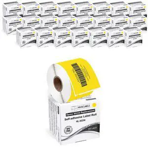 Compatible with Dymo 30256 Labels, Yellow, 2-5/16" x 4" | Shipping Labels; Compatible With Dymo LW 450, 4XL (Not 5**, 5XL), Rollo & Zebra; 24 Rolls /7200 Labels Compatible with Dymo 30256 Labels, Yellow, 2-5/16" x 4" | Shipping Labels; Compatible With Dymo LW 450, 4XL (Not 5**, 5XL), Rollo & Zebra; 24 Rolls /7200 Labels