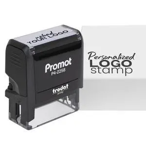 Custom Logo Stamp - Personalized Your Business Text or Logo (Large) | Professional Brand Impressions, Crisp & Consistent Impressions, Fast One-Hand Operation, Built-In Self-Inking Mechanism Custom Logo Stamp - Personalized Your Business Text or Logo (Large) | Professional Brand Impressions, Crisp & Consistent Impressions, Fast One-Hand Operation, Built-In Self-Inking Mechanism