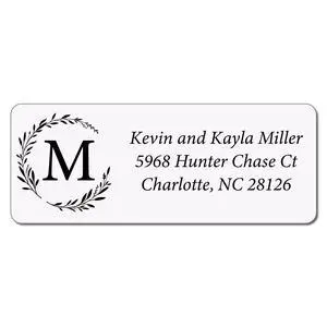 Personalized Return Address Labels Simple - Set of 240 Elegant Custom Mailing Labels for Envelopes, Self Adhesive Flat Sheet Rectangle Personalized Name Stickers (Clear) Personalized Return Address Labels Simple - Set of 240 Elegant Custom Mailing Labels for Envelopes, Self Adhesive Flat Sheet Rectangle Personalized Name Stickers (Clear)