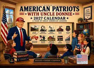 American Patriots Uncle Donnie Calendar 2027 Monthly Wall Calender 12 Month | American Made In The USA American Patriots Uncle Donnie Calendar 2027 Monthly Wall Calender 12 Month | American Made In The USA