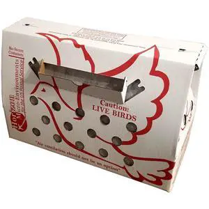 Vented' Singles Live Chicken Shipping Boxes (3 pack) Vented' Singles Live Chicken Shipping Boxes (3 pack)
