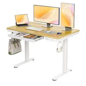Bamboo Standing Desk with Drawers & USB Ports 48x24 | Quick Install, Tape-C Port, USB Ports Bamboo Standing Desk with Drawers & USB Ports 48x24 | Quick Install, Tape-C Port, USB Ports
