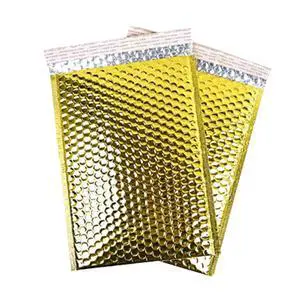 #0 6x10 Inch Gold Glamour Metallic Bubble Mailers Pack of 500 Shiny Padded Envelopes #0 6x10 Inch Gold Glamour Metallic Bubble Mailers Pack of 500 Shiny Padded Envelopes