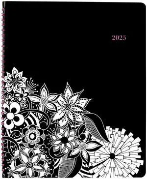 2025 Appointment Book Planner, Weekly & Monthly, 8-1/2" x 11", Large, FloraDoodle, White and Black (589-905-25) 2025 Appointment Book Planner, Weekly & Monthly, 8-1/2" x 11", Large, FloraDoodle, White and Black (589-905-25)