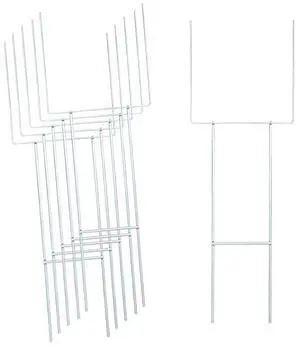 30" Heavy Duty Yard Stakes, 5 Pack,.25 Diameter Metal Frame Wire Step Stake for Yard Signs (5 Pack) 30" Heavy Duty Yard Stakes, 5 Pack,.25 Diameter Metal Frame Wire Step Stake for Yard Signs (5 Pack)
