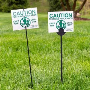 GENERIC Pesticide Application Signs & Stakes (Economy Style Stakes / 500 pc. Pack) GENERIC Pesticide Application Signs & Stakes (Economy Style Stakes / 500 pc. Pack)